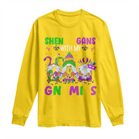 Carnival Mardi Gras Long Sleeve Shirt Leopard Gnomes New Orleans Trip