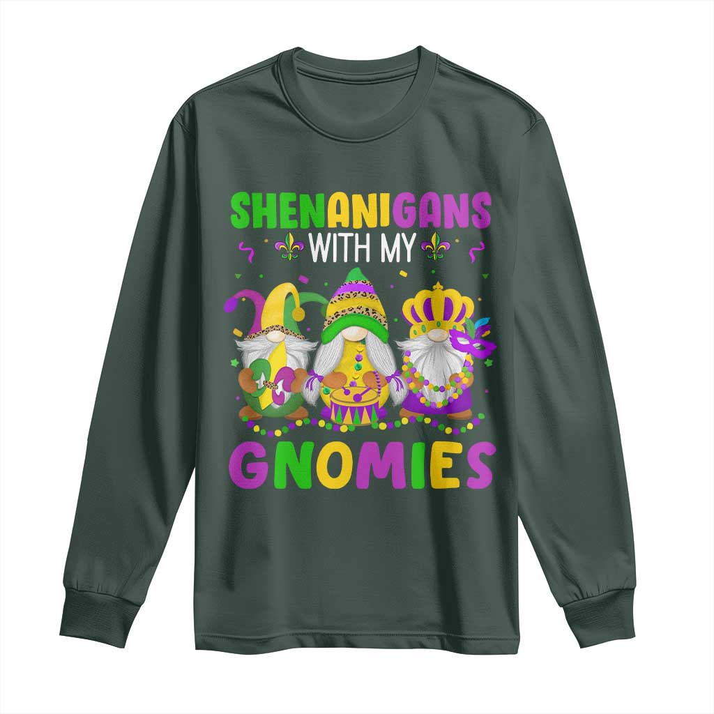Carnival Mardi Gras Long Sleeve Shirt Leopard Gnomes New Orleans Trip