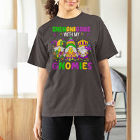 Carnival Mardi Gras T Shirt For Women Leopard Gnomes New Orleans Trip