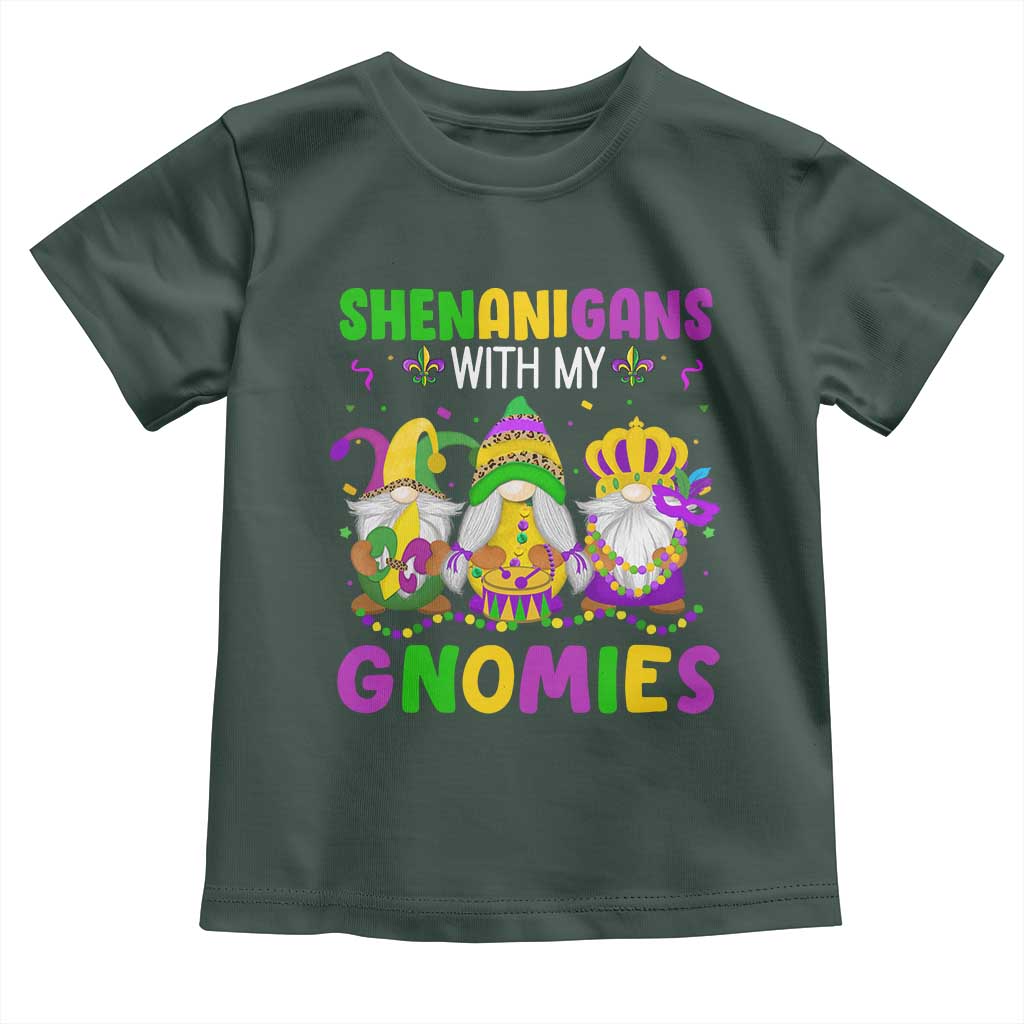 Carnival Mardi Gras Toddler T Shirt Leopard Gnomes New Orleans Trip