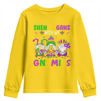 Carnival Mardi Gras Youth Sweatshirt Leopard Gnomes New Orleans Trip