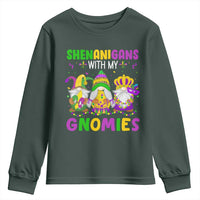 Carnival Mardi Gras Youth Sweatshirt Leopard Gnomes New Orleans Trip