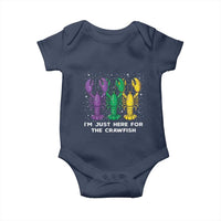 Carnival Mardi Gras Baby Onesie I'm Just Here For The Crawfish