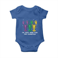 Carnival Mardi Gras Baby Onesie I'm Just Here For The Crawfish