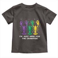Carnival Mardi Gras Toddler T Shirt I'm Just Here For The Crawfish