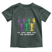 Carnival Mardi Gras Toddler T Shirt I'm Just Here For The Crawfish