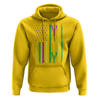 Funny Mardi Gras Crawfish Hoodie Whos Your Crawdaddy USA American Flag Carnival