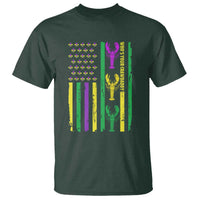 Funny Mardi Gras Crawfish T Shirt Whos Your Crawdaddy USA American Flag Carnival