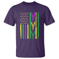 Funny Mardi Gras Crawfish T Shirt Whos Your Crawdaddy USA American Flag Carnival