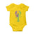 Carnival Mardi Gras USA American Flag Crawfish Baby Onesie