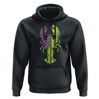 Carnival Mardi Gras USA American Flag Crawfish Hoodie