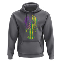 Carnival Mardi Gras USA American Flag Crawfish Hoodie
