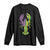 Carnival Mardi Gras USA American Flag Crawfish Long Sleeve Shirt