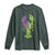 Carnival Mardi Gras USA American Flag Crawfish Long Sleeve Shirt