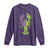 Carnival Mardi Gras USA American Flag Crawfish Long Sleeve Shirt