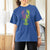 Carnival Mardi Gras USA American Flag Crawfish T Shirt For Women
