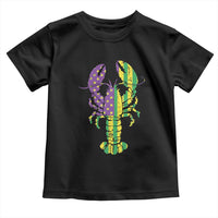 Carnival Mardi Gras USA American Flag Crawfish Toddler T Shirt
