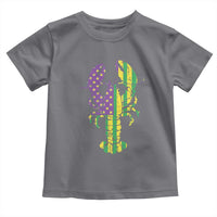 Carnival Mardi Gras USA American Flag Crawfish Toddler T Shirt