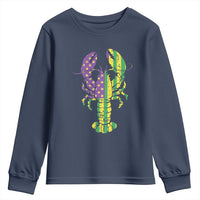 Carnival Mardi Gras USA American Flag Crawfish Youth Sweatshirt