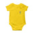 Carnival Mardi Gras USA American Flag Crawfish Pocket Baby Onesie
