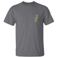Carnival Mardi Gras USA American Flag Crawfish Pocket T Shirt