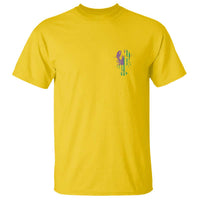 Carnival Mardi Gras USA American Flag Crawfish Pocket T Shirt