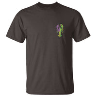 Carnival Mardi Gras USA American Flag Crawfish Pocket T Shirt