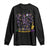 Funny Mardi Gras Long Sleeve Shirt Dancing Skeleton Let The Shenanigans Begin