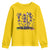 Funny Mardi Gras Youth Sweatshirt Dancing Skeleton Let The Shenanigans Begin