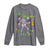 Funny Mardi Gras Long Sleeve Shirt Let The Shenanigans Begin Juggling Skeleton