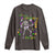 Funny Mardi Gras Long Sleeve Shirt Let The Shenanigans Begin Juggling Skeleton