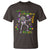 Funny Mardi Gras T Shirt Let The Shenanigans Begin Juggling Skeleton
