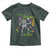 Funny Mardi Gras Toddler T Shirt Let The Shenanigans Begin Juggling Skeleton