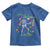 Funny Mardi Gras Toddler T Shirt Let The Shenanigans Begin Juggling Skeleton
