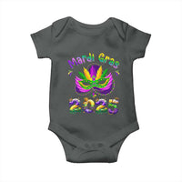 Happy Mardi Gras 2025 Baby Onesie Masquerade Mask Carnival New Orleans Trip