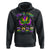Happy Mardi Gras 2025 Hoodie Masquerade Mask Carnival New Orleans Trip