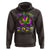 Happy Mardi Gras 2025 Hoodie Masquerade Mask Carnival New Orleans Trip