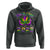 Happy Mardi Gras 2025 Hoodie Masquerade Mask Carnival New Orleans Trip