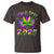 Happy Mardi Gras 2025 T Shirt Masquerade Mask Carnival New Orleans Trip