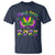 Happy Mardi Gras 2025 T Shirt Masquerade Mask Carnival New Orleans Trip
