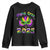 Happy Mardi Gras 2025 Youth Sweatshirt Masquerade Mask Carnival New Orleans Trip