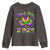 Happy Mardi Gras 2025 Youth Sweatshirt Masquerade Mask Carnival New Orleans Trip