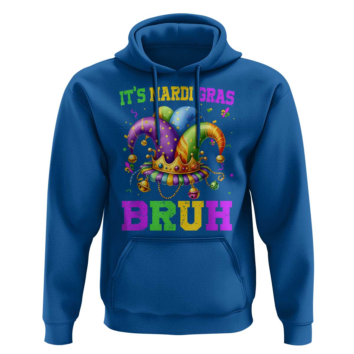 Bruh Mardi Gras Hoodie Jester Outfit Teens Boys Kids Mardi Gras