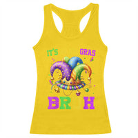 Bruh Mardi Gras Racerback Tank Top Jester Outfit Teens Boys Kids Mardi Gras