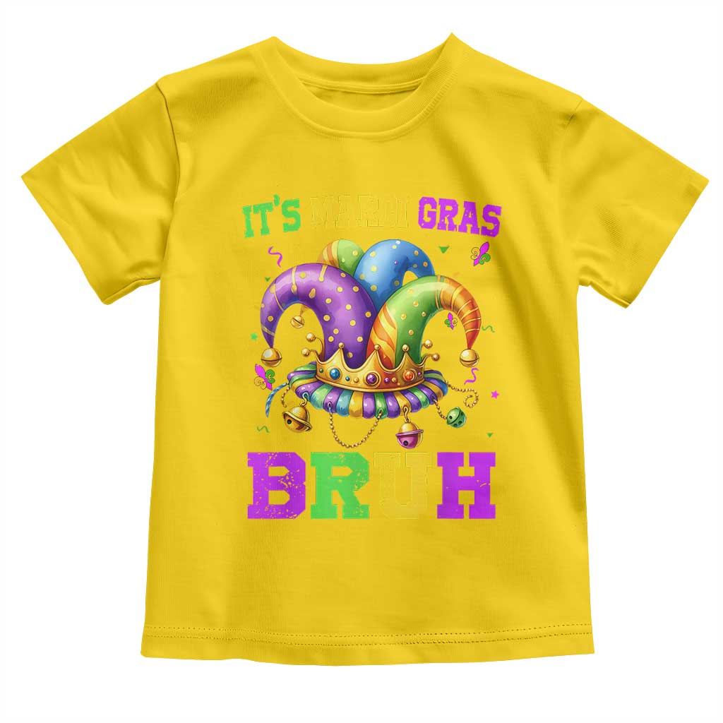 Bruh Mardi Gras Toddler T Shirt Jester Outfit Teens Boys Kids Mardi Gras