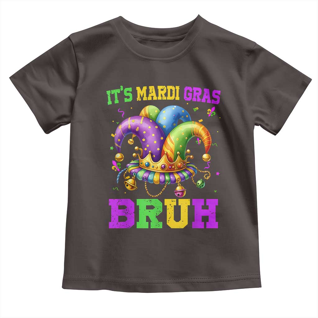 Bruh Mardi Gras Toddler T Shirt Jester Outfit Teens Boys Kids Mardi Gras