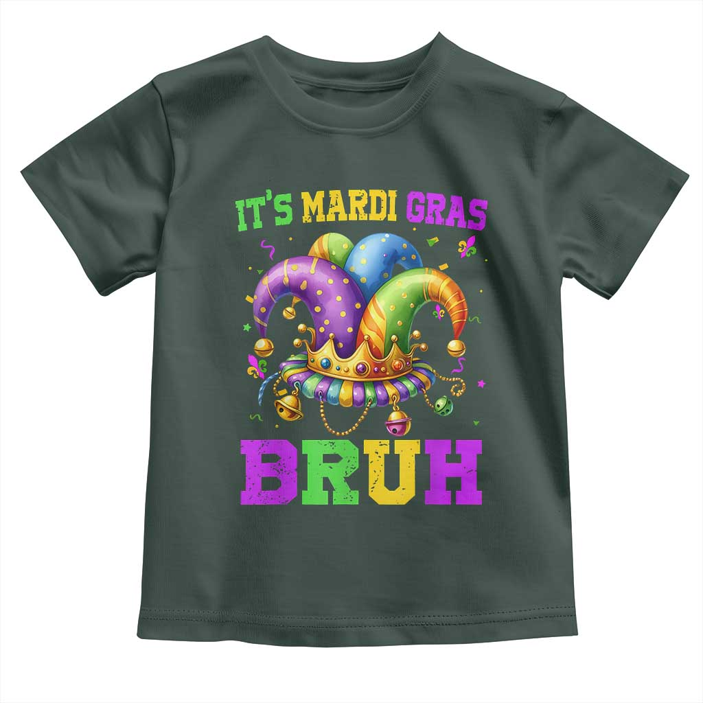 Bruh Mardi Gras Toddler T Shirt Jester Outfit Teens Boys Kids Mardi Gras