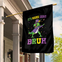 Bruh Mardi Gras Garden Flag Dinosaur Meme New Orleans Party Custume Beads - Wonder Print Shop