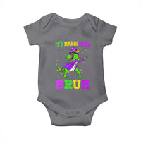 Bruh Mardi Gras Baby Onesie Dinosaur Meme New Orleans Party Custume Beads - Wonder Print Shop