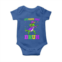 Bruh Mardi Gras Baby Onesie Dinosaur Meme New Orleans Party Custume Beads - Wonder Print Shop